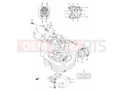 SUZUKI DR350 M (1991) (E03,E28,E33) 1 - CYLINDER HEAD