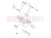 SUZUKI DR350 N (1992) (E01) 45 - REAR CUSHION LEVER