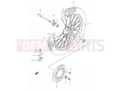 SUZUKI DR350 N (1992) (E03) 39 - FRONT WHEEL