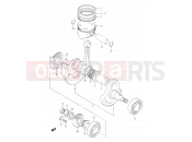 SUZUKI DR350 N (1992) (E03,E28,E33) 5 - CRANKSHAFT