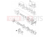 SUZUKI DR350 N (1992) (E03,E28,E33) 15A - TRANSMISSION (E.NO.106033%)