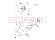 SUZUKI DR350 N (1992) (E03,E28,E33) 27A - FUEL TANK (MODEL N/P)