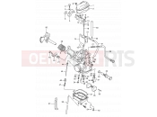 SUZUKI DR350 P (1993) (E03) 9 - CARBURETOR (MODEL L/M/N/P)