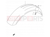 SUZUKI DR350 R (1994) (E01) 32 - FRONT FENDER