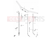 SUZUKI DR350 R (1994) (E01) 33 - HANDLEBAR