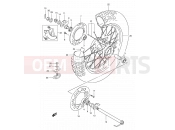 SUZUKI DR350 R (1994) (E01) 46A - REAR WHEEL (MODEL R/S/T)