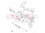 SUZUKI DR350 R (1994) (E03,E28,E33) 41A - REAR SWINGING ARM (MODEL R)
