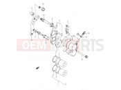 SUZUKI DR350 R (1994) (E03,E28,E33) 39A - FRONT CALIPER (MODEL N/P/R)