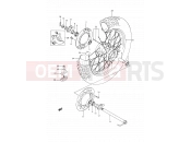 SUZUKI DR350 R (1994) (E03,E28,E33) 45A - REAR WHEEL (MODEL R)