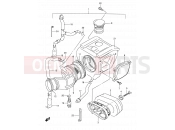 SUZUKI DR350 S (1995) (E03) 10 - AIR CLEANER