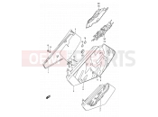 SUZUKI DR350 S (1995) (E03) 29A - FRAME COVER (MODEL N/P/R/S)