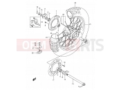 SUZUKI DR350 S (1995) (E03) 45A - REAR WHEEL (MODEL R/S/T)