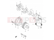 SUZUKI DR350 T (1996) (E01) 12 - OIL PUMP
