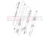 SUZUKI DR350 T (1996) (E01) 38A - FRONT DAMPER (MODEL S/T E01)