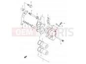 SUZUKI DR350 T (1996) (E01) 41A - FRONT CALIPER (MODEL N/P/R/S/T)
