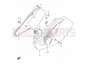 SUZUKI DR350 T (1996) (E03) 29B - FRAME COVER (MODEL T)