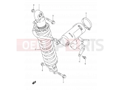 SUZUKI DR350 T (1996) (E03) 43 - REAR SHOCK ABSORBER