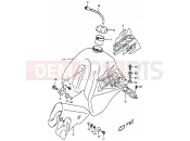 SUZUKI DR350 V (1997) (E01) 32 - FUEL TANK (MODEL V/W)