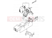 SUZUKI DR350 W (1998) (E01,E24) 25A - TAIL LAMP (MODEL W/X, E24)