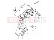SUZUKI DR350 W (1998) (E01,E24) 40A - REAR FENDER (E24)