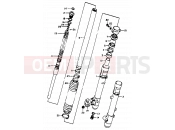SUZUKI DR350 W (1998) (E01,E24) 43 - FRONT DAMPER