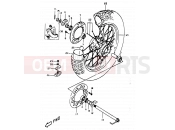 SUZUKI DR350 W (1998) (E01,E24) 51 - REAR WHEEL