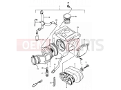 SUZUKI DR350 X (1999) (E01,E24) 10 - AIR CLEANER