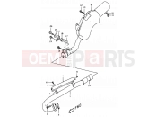 SUZUKI DR350 X (1999) (E01,E24) 11 - MUFFLER