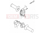 SUZUKI DR350 X (1999) (E01,E24) 27 - HANDLE SWITCH (MODEL W/X, E24)