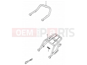 SUZUKI DR350 X (1999) (E01,E24) 31 - GRIP - CARRIER