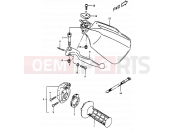 SUZUKI DR350 X (1999) (E01,E24) 38 - RIGHT HANDLE LEVER