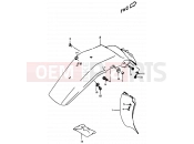 SUZUKI DR350 X (1999) (E01,E24) 40 - REAR FENDER