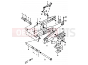 SUZUKI DR350 X (1999) (E01,E24) 48 - REAR SWINGING ARM