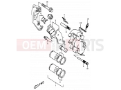 SUZUKI DR350 X (1999) (E01,E24) 46 - FRONT CALIPER