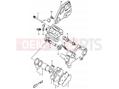 SUZUKI DR350 X (1999) (E01,E24) 52 - REAR CALIPER