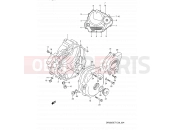 SUZUKI DR350S L (1990) (E03,E28,E33) 4 - CRANKCASE COVER (MODEL L/M/N/P)