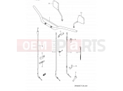 SUZUKI DR350S L (1990) (E03,E28,E33) 36 - HANDLEBAR (MODEL L/M)
