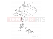 SUZUKI DR350S L (1990) (E03,E28,E33) 37 - RIGHT HANDLE LEVER (MODEL L/M)