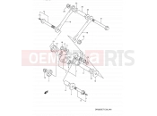 SUZUKI DR350S L (1990) (E03,E28,E33) 48 - REAR CUSHION LEVER