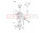 SUZUKI DR350S M (1991) (E02) 9B - CARBURETOR (DR350SUP/SR E39)