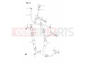 SUZUKI DR350S M (1991) (E02) 13 - OIL HOSE