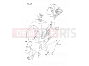 SUZUKI DR350S M (1991) (E02) 29 - FUEL TANK (MODEL L/M)