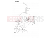 SUZUKI DR350S M (1991) (E02) 29A - FUEL TANK (MODEL M E24)