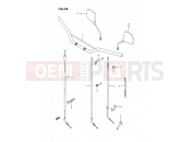 SUZUKI DR350S M (1991) (E02) 38 - HANDLEBAR (DR350SL/SM,DR350SN/SP/SR E24)