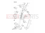 SUZUKI DR350S M (1991) (E02) 34A - STEERING STEM (DR350SHN/SHP/SHR)