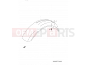 SUZUKI DR350S M (1991) (E03,E28,E33) 35 - FRONT FENDER
