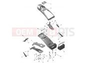 Rear Mudguard - Triumph SCRAMBLER 400 XC 2026