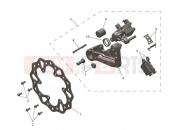 Rear Caliper & Discs - Triumph TF250-C 2025