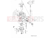 SUZUKI DR350S N (1992) (E03,E28,E33) 9A - CARBURETOR (MODEL N/P)