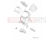 SUZUKI DR350S N (1992) (E03,E28,E33) 34 - HEADLAMP COVER